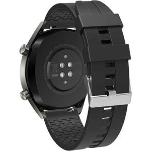 Huawei Watch Gt2 46MM ile Uyumlu Kordon Oyuk Desenli Tokalı Silikon Kayış