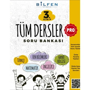 Bilfen Yayınları Pro 3. Sınıf Tüm Dersler Soru Bankası