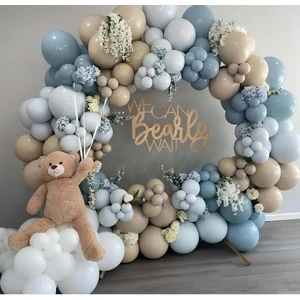 ^^ Doğum Günü Konsepti *Derin Okyanus*Deniz Kumu*Fırtına Mavisi* 60 lı Balon Zinciri Parti Seti