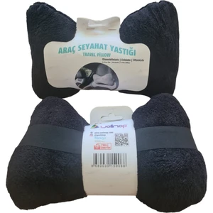 Kemik Boyun Yastık 2'li Siyah