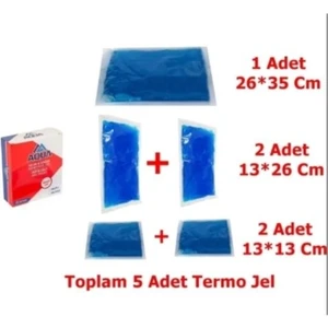 Cold Pack Sıcak Soğuk Termo Jel Kompres Buz Jel Termojel Seti