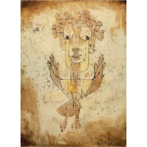Angelus Novus, 1920, Paul Klee Tablo Ahşap Poster Dekoratif