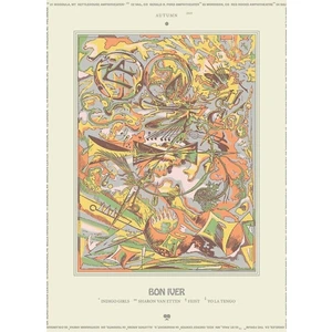 Bon Iver Güz Turu Tablo Ahşap Poster Dekoratif