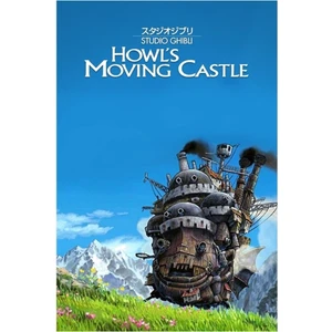 Howl'un Hareketli Kalesi Tablo Ahşap Poster Dekoratif