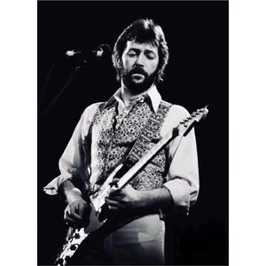 Clapton Tablo Ahşap Poster Dekoratif