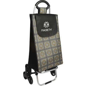 Magbeth Store Magbeth C 200 Alüminyum Ses Çıkarmayan Tekerlekli Pazar Arabası Hafif-Paslanmaz-Su Geçirmez Pazar Çantası