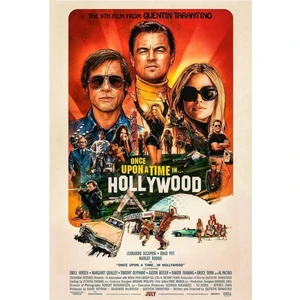 Once Upon A Time... In Hollywood Tablo Ahşap Poster Dekoratif