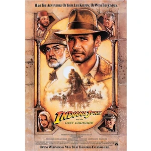 Indiana Jones And The Last Crusade Tablo Ahşap Poster Dekoratif