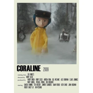 Coraline Alternatif (3) Tablo Ahşap Poster Dekoratif