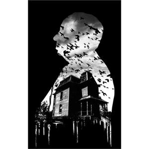 Alfred Hitchcock Kolaj Tablo Ahşap Poster Dekoratif
