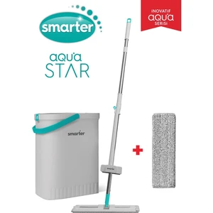 SMARTER Aqua Star Temizlik Seti + Yedek Tablet Mop Paspas