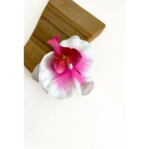 New Obsessions Aloha Orkide Çiçeği Süslü Çok Amaçlı Pens Toka