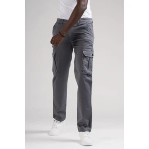 Fbı Jeans Mevsimlik Kanvas Kumaş Regular Fit Boru Paça Kargo Pantolon