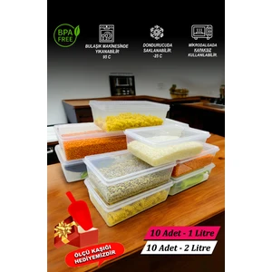 Plastik Kendinden Kilitli- Kapaklı Saklama Kabı Gıda&yemek&derin Dondurucu&hobi&oyuncak&takı&malzeme