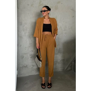 CMZ Collection Camel Bürümcük Kimono