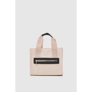 Jade Garnili Kanvas Çapraz Çanta Siyah