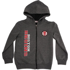 Fermuarlı Kapüşonlu Baskılı Sweatshirt Eşofman Takım