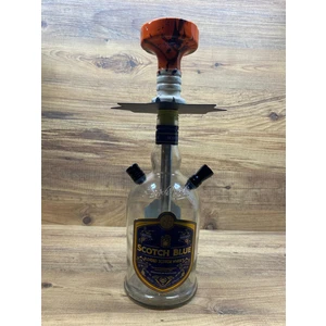 Sarı Scotch Blue Şişe Nargile 38CM