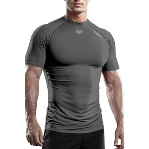 Ghassy Co. Erkek Premium Nefes Alabilen Hızlı Kuruma Koşu Fitness Reflektör Armalı Spor T-Shirt