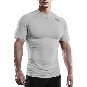 Ghassy Co. Erkek Premium Nefes Alabilen Hızlı Kuruma Koşu Fitness Reflektör Armalı Spor T-Shirt