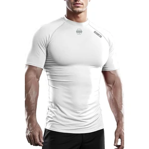 Ghassy Co. Erkek Premium Nefes Alabilen Hızlı Kuruma Koşu Fitness Reflektör Armalı Spor T-Shirt