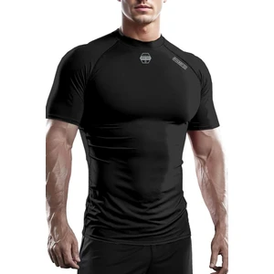 Ghassy Co. Erkek Premium Nefes Alabilen Hızlı Kuruma Koşu Fitness Reflektör Armalı Spor T-Shirt