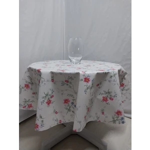 Pvc Silinebilir Muşamba Yuvarlak Masa Örtüsü Çap 140CM