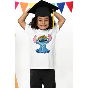 Fuddy Moda Stitch Baskılı Erkek Çocuk Tişört, Stitch Baskılı Erkek Bebek T-Shirt