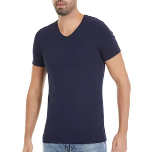 Erkek Modal Pamuk V Yaka Fanila T-Shirt