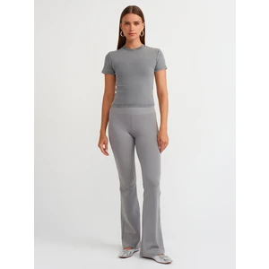 71054 Beli Fitilli Ispanyol Paça Pantalon-Gri