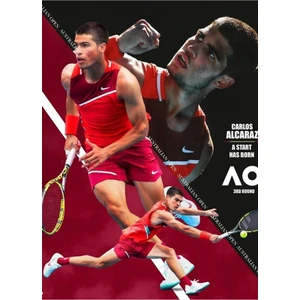Carlos Alcaraz 2022 Avustralya Open Edıtıon Tablo Ahşap Poster Dekoratif