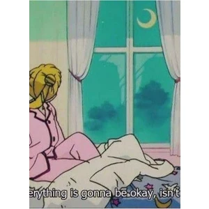 Her Şey Yoluna Girecek - Sailor Moon Estetik Tablo Ahşap Poster Dekoratif