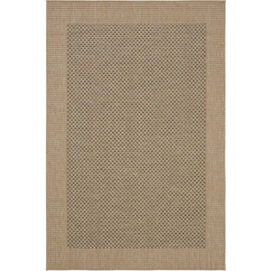 Cool Halı Atina 9102 Haki Bej Halı Yolluk Balkon Oturma Odası Halısı Dokuma Hasır Halı Kilim Antre Hol Halısı