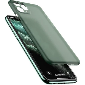 Techno Guru Apple iPhone 11 Pro Ultra Ince Transparan Yapılı Süper Pp Silikon Kılıf