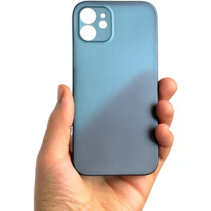 Techno Guru Apple iPhone 12 Ultra Ince Transparan Yapılı Süper Pp Silikon Kılıf