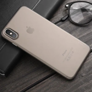 Techno Guru Apple iPhone Xs Ultra Ince Transparan Yapılı Süper Pp Silikon Kılıf