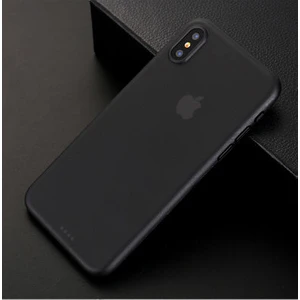 Techno Guru Apple iPhone x Ultra Ince Transparan Yapılı Süper Pp Silikon Kılıf