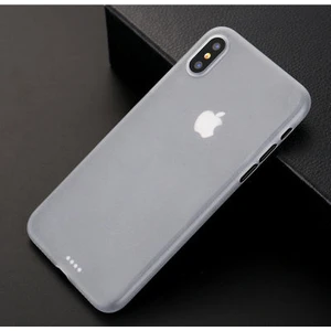 Techno Guru Apple iPhone x Ultra Ince Transparan Yapılı Süper Pp Silikon Kılıf