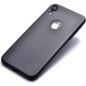 Techno Guru Apple iPhone Xr Ultra Ince Transparan Yapılı Süper Pp Silikon Kılıf