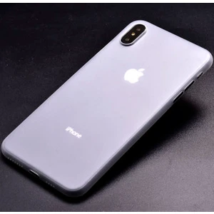 Techno Guru Apple iPhone Xs Max Ultra Ince Transparan Yapılı Süper Pp Silikon Kılıf