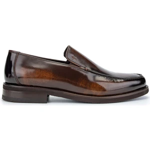 Tamer Tanca Erkek Hakiki Deri Kahverengi Açma Loafer Ayakkabı 183 29753 Erk Ayk Y24 Kahve Acma