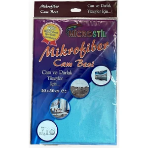 Micro Stil Mikrofiber  Cam Bezi  40*50CM  2 ADET