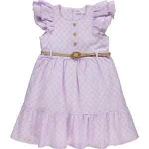 Civil Girls Civil Gilrs Kız Çocuk Elbise 6-9 Yaş Lila