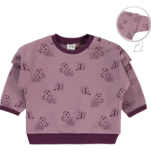 Civil Baby Civil Aby Kız Bebek Sweatshirt 6-18 Ay Leylak Lila