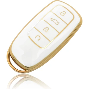 Uk Chery Tiggo 8 Pro & Omoda 5 & Tiggo 7 Avangarde Anahtar Kılıfı Altın/gold Ayrıntılar Lüx