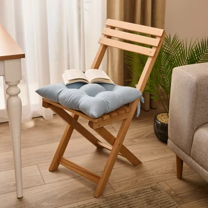 Soft Carre Sandalye Minderi - Mavi - 40X40 cm