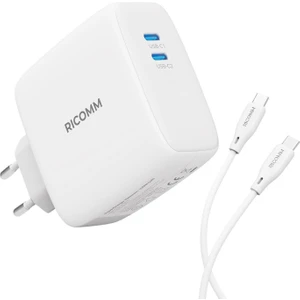 100W Gan 2 Portlu Usb-C Şarj Aleti Qc5.0 Pd Type-C Hızlı Şarj Cihazı + 100W Şarj Kablosu