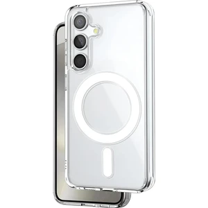 Galaxy S23 Fe Uyumlu 3D Kamera Korumalı Magsafe Şarj Özellikli Sararmaz Lüx Case