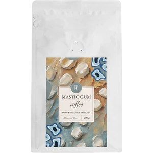 Mim and More Mastic Gum Coffee - Damla Sakızı Aromalı Kahve Çekirdek Kahve, 200 Gr