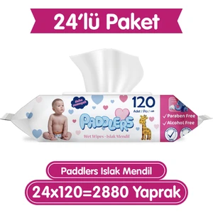 Islak Mendil 24X120 Li Koli (2880 Yaprak)
